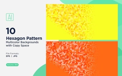 Vibrant honey bee Pattern Background in Multi Colors And Sizes 384
