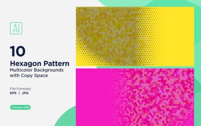 Vibrant honey bee Pattern Background in Multi Colors And Sizes 393