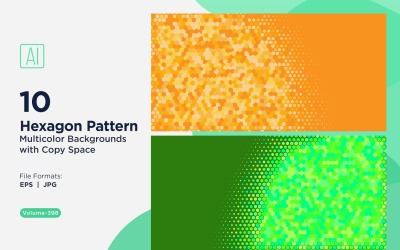 Vibrant honey bee Pattern Background in Multi Colors And Sizes 398