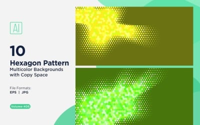 Vibrant honey bee Pattern Background in Multi Colors And Sizes 406