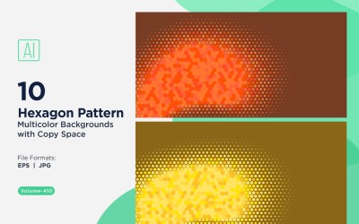 Vibrant honey bee Pattern Background in Multi Colors And Sizes 410