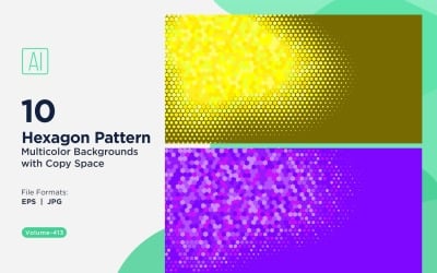 Vibrant honey bee Pattern Background in Multi Colors And Sizes 413