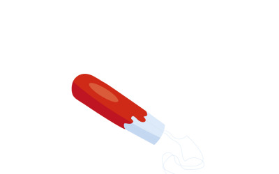 Hygiene tampon cartoon. absorbency comfort, protection organic