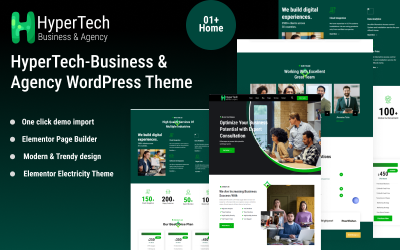 HyperTech: tema de WordPress para empresas y agencias