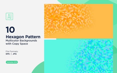 Vibrant honey bee Pattern Background in Multi Colors And Sizes 412