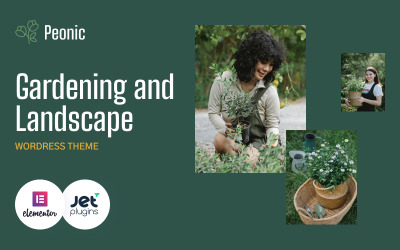 Peonic - Garten- und Landschafts-WordPress-Theme