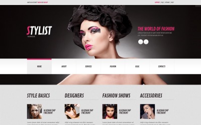 Tema WordPress adaptable para agencias de modelos