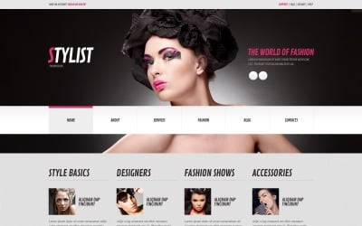 Thème WordPress réactif pour agence de mannequins