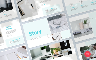 Story - Book Presentation PowerPoint Template