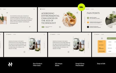 Miljövänlig Product Pitch Deck Google Slide