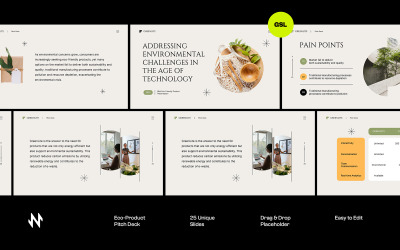 Презентация экологичного продукта Google Slide