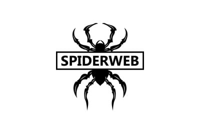Spider Logo Insect Animal Vector Premium V18