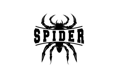 Spider Logo Insect Animal Vector Premium V19