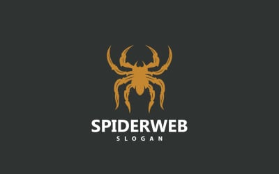 Spider Logo Insect Animal Vector Premium V5