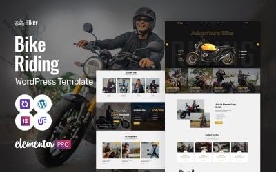 Biker - 摩托车运动和赛车 WordPress Elementor 主题