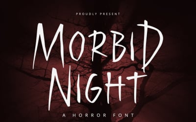 Morbid Night - Display Font