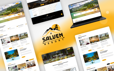 Salven - Szablon HTML strony internetowej ośrodka wypoczynkowego i hotelu