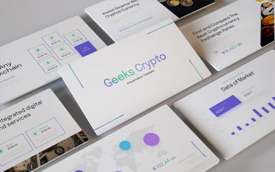 Geeks - Modelo de PowerPoint de criptomoeda