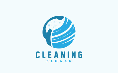 Logotipo de limpieza Vector Servicio de limpieza V3