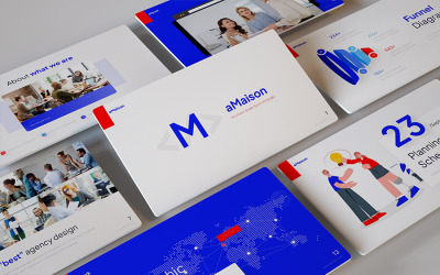 Maison - Business-PowerPoint-Vorlage