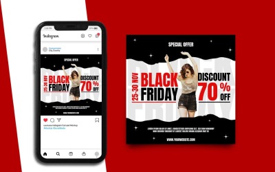 Black Friday Social Media-Vorlage 5