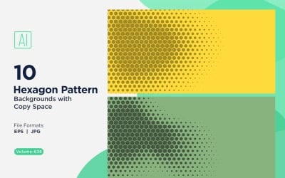 Dynamic Hexagon Pattern Background for Creative Projects 638