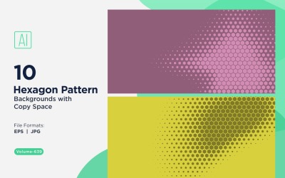 Dynamic Hexagon Pattern Background for Creative Projects 639