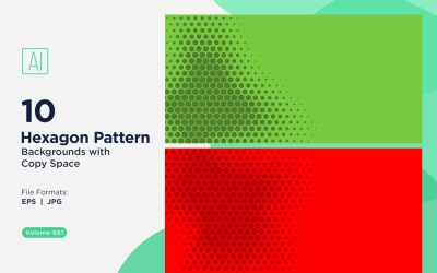 Dynamic Hexagon Pattern Background for Creative Projects 661