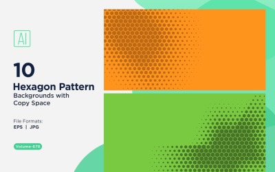Dynamic Hexagon Pattern Background for Creative Projects 678