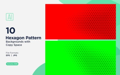 Dynamic Hexagon Pattern Background for Creative Projects 686