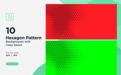 Padrão de hexágono dinâmico para projetos criativos 662