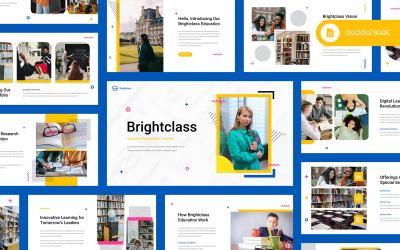 Brightclass - Plantilla de Google Slide sobre educación