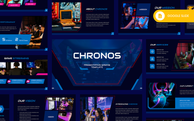 Chronos-游戏 Google 幻灯片模板