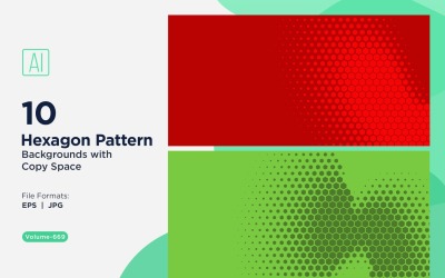 Dynamic Hexagon Pattern Background for Creative Projects 669