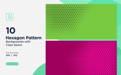Dynamic Hexagon Pattern Background for Creative Projects 683