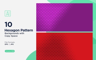 Dynamic Hexagon Pattern Background for Creative Projects 698