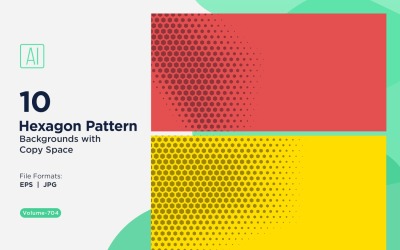 Dynamic Hexagon Pattern Background for Creative Projects 704