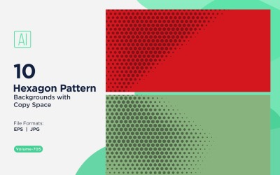 Dynamic Hexagon Pattern Background for Creative Projects 705