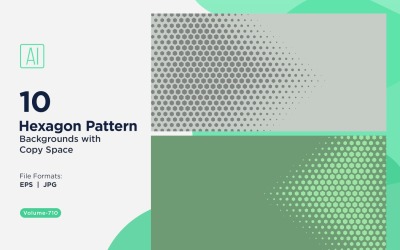 Dynamic Hexagon Pattern Background for Creative Projects 710