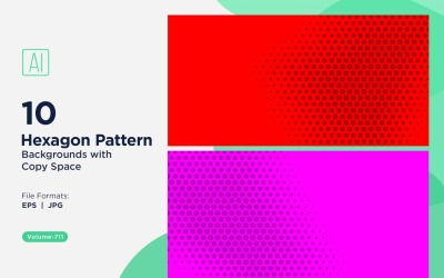 Dynamic Hexagon Pattern Background for Creative Projects 711
