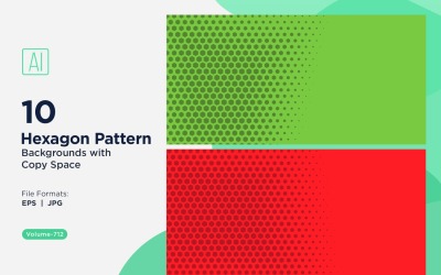 Dynamic Hexagon Pattern Background for Creative Projects 712