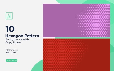 Dynamic Hexagon Pattern Background for Creative Projects 718