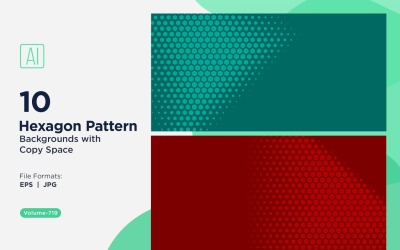 Dynamic Hexagon Pattern Background for Creative Projects 719