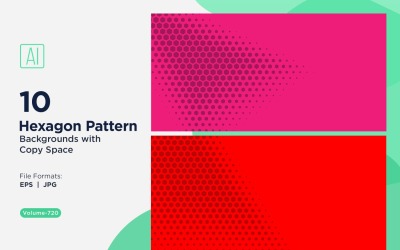 Dynamic Hexagon Pattern Background for Creative Projects 720