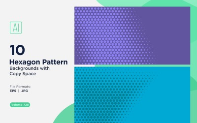 Dynamic Hexagon Pattern Background for Creative Projects 728