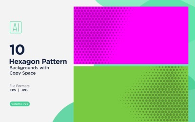 Dynamic Hexagon Pattern Background for Creative Projects 729