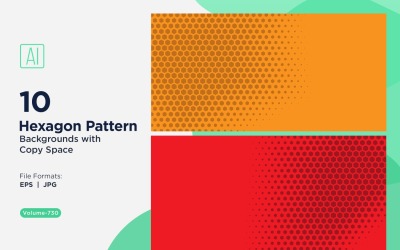 Dynamic Hexagon Pattern Background for Creative Projects 730