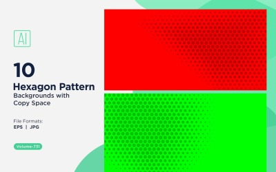 Dynamic Hexagon Pattern Background for Creative Projects 731