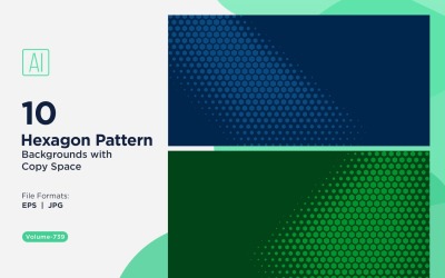 Dynamic Hexagon Pattern Background for Creative Projects 739