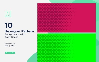 Dynamic Hexagon Pattern Background for Creative Projects 746